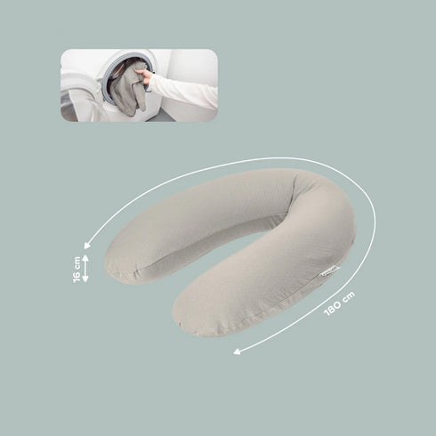 Doomoo Muslin Maternity Pillow - Jersey Sand